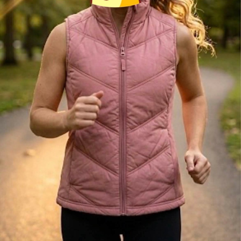 Avia Women's Pink Quilted Vest